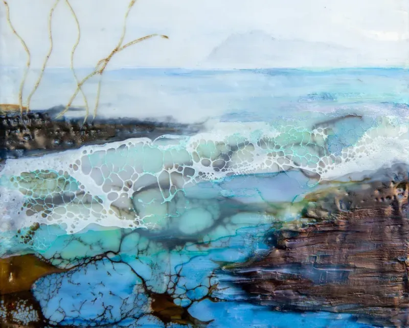 Workshop schilderen met alcoholinkt in Gouda